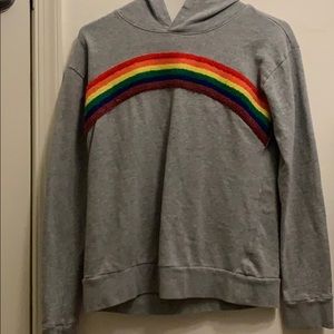 Hooded Rainbow Sweater